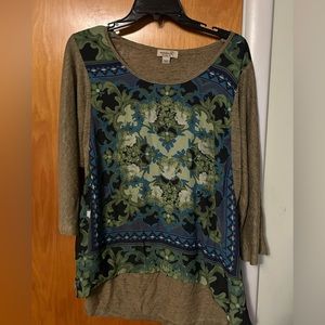 One World printed top